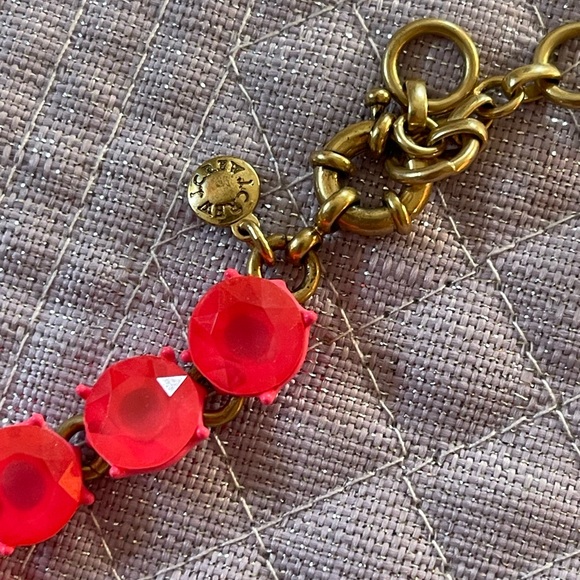 J Crew Hot Pink Necklace - Picture 2 of 3